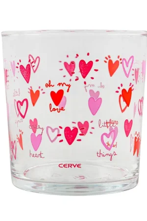 Meilleure Vente Verre 'Litlle things' coeurs